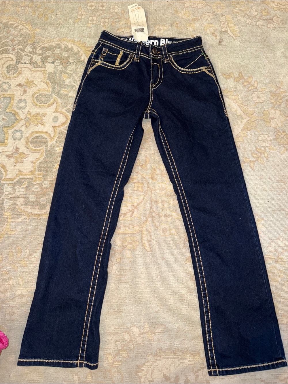 Women's Straight Leg Jeans in Dark Indigo